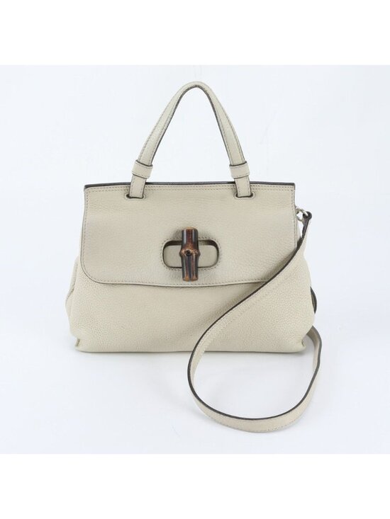 Gucci Handbags - Gucci Bamboo Daily Leather 2-Way Shoulder Bag Crossbody